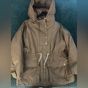 Down jacket parka H&M size M
